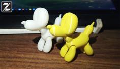 Flexi Balloon Dog 3D Printer Model