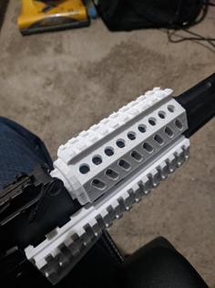 Railed Upper Handguard CYMA AK-74M Airsoft 3D Printer Model