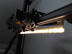 LED Strip Support For Ender 3 S1 Plus 3D Printer Model