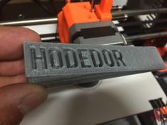 HODEDOR Door Stop Doorstop Game Of Thrones HODOR 3D Printer Model