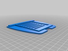 Zeta FX-61 FPV Flying Wing Battery Tray 3D Printer Model