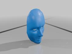 Mascara Cara Hombre 3D Printer Model