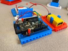 Arduino Uno Base (LEGO Technic Compatible) 3D Printer Model