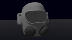 Lethal Company Player Helmet Split 3D Printer Model