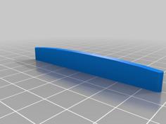 Guitar Saddle 3D Printer Model