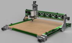 Parametric CNC Router 3D Printer Model