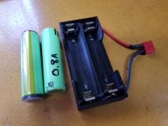 18650 Battery Charging Tray (w/ And W/o BMS) 3D Printer Model