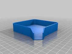 Customizable Small Parts Funnel Tray 3D Printer Model