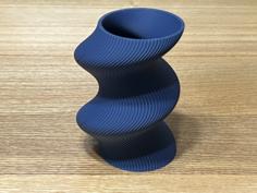 Swirl Pen Holder 3D Printer Model