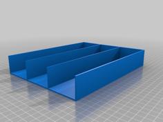 Battery Holder Rack 3×3 3D Printer Model