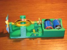 A Simple Direct Current Electric Motor 3D Printer Model