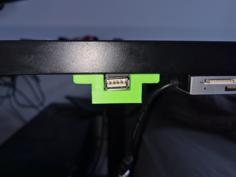 USB Extension Under Desk 3D Printer Model