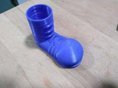 PORTALAPICES BOTA DE PAYASO / PENCIL HOLDER CLOWN BOOT 3D Printer Model