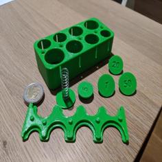 Euro Coin Dispenser – Supportles 3D Printer Model