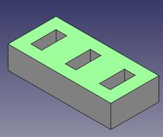 Simple PenDrive Holder 3D Printer Model