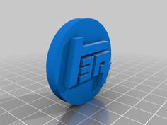 TEQ Toyota Logo Centre Cap (positive) 3D Printer Model