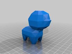 Low Poly Creature 3D Printer Model