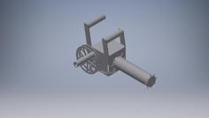 Elastic Minigun 3D Printer Model