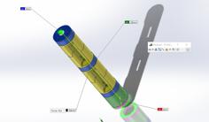 Use Your Old AA Batteries (will Be 3x D-Cell Long For Flashlight) 3D Printer Model