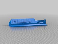 Gallactic Armoury- Ace Of Spades Stand And Dowels 3D Printer Model