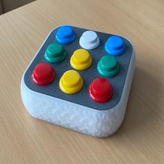 Arcade Button Box For ESP8266, Arduino & Co (incl. WS2812b) 3D Printer Model