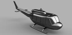 UH-1 Huey 3D Printer Model