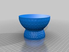 Bubbly Candy Bowl (Spiralize) 3D Printer Model