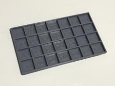 Precision Teardown Tray With Labeled Compartments 3D Printer Model