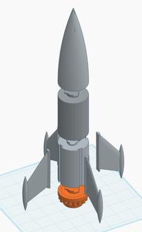 Cosmos Corps Built-Your-Own Rocket – EXHAUSTS! 3D Printer Model