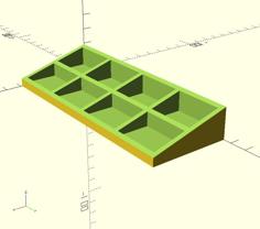 SMD Parts Tray – Customizable 3D Printer Model