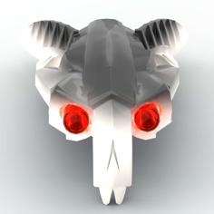 Bionicle Lost Makuta Head 3D Printer Model