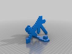 Minecraft Tools Tablet Stand 3D Printer Model