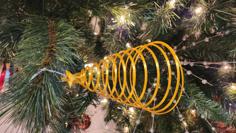 Spiral Christmas Tree Ornament 3D Printer Model