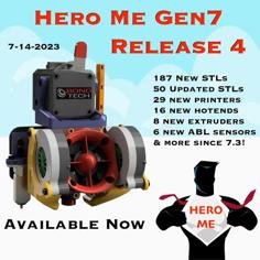 Hero Me Gen7 Release4 Printhead Assembly & Part Cooling 3D Printer Model