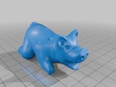 Soap Dish Pig 3D Printer Model