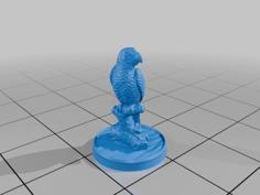 Dnd Parrot Miniature 3D Printer Model