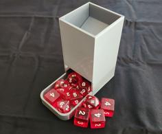 Foldable Mini Dice Tower (Prints Flat) 3D Printer Model