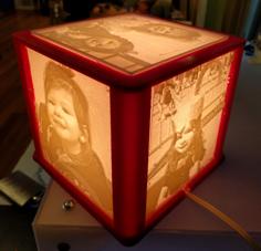 Lithophane Structure For Light With Single 10mm Hole Mount 3D Printer Model