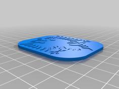 Albania Keychain 3D Printer Model