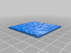 Water – Gridded 2×2 3D Printer Model