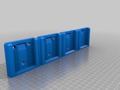 BOSCH 4 X 18V Battery Holder 3D Printer Model