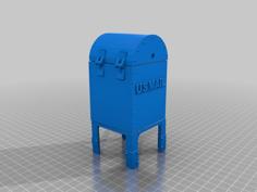 Mailbox Bank Print In Place 3D Printer Model