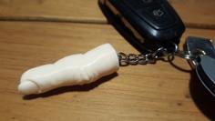 Finger (keyring Remix) 3D Printer Model