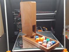 Portable, Compact Dice Tower/Case (magnetic) 3D Printer Model