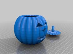 Jack-O’-Lantern 3D Printer Model