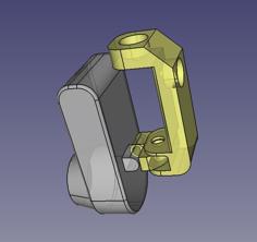 Webcam C905 Bracket, Magnetize Or Double Sided-tape 3D Printer Model