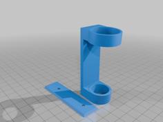 Simple Wall Mount For The Typical IKEA Bamboo 3D Printer Model