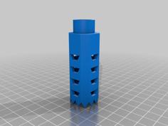 Airsoft Muzzle Brake/flash Hider 3D Printer Model