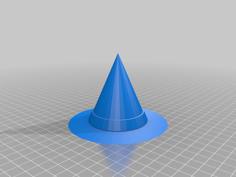 Witch Hat 3D Printer Model