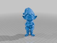 Christmas Decoration Thoughtful Elf With Gift List For Festive Display MineeForm FDM 3D Print STL File 3D Printer Model